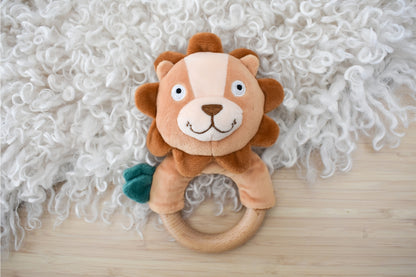 KOALA DREAM SNUGGLE BUDDY - HUGSWORTH LION RATTLE RING