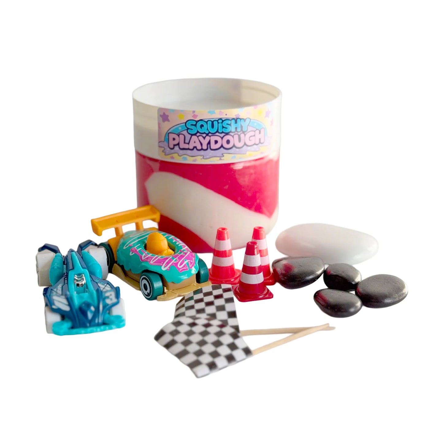 SQUISHY PLAYDOUGH - CARS