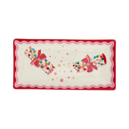 ANNABEL TRENDS - FESTIVE CERAMIC PLATE - CONFETTI BON BON