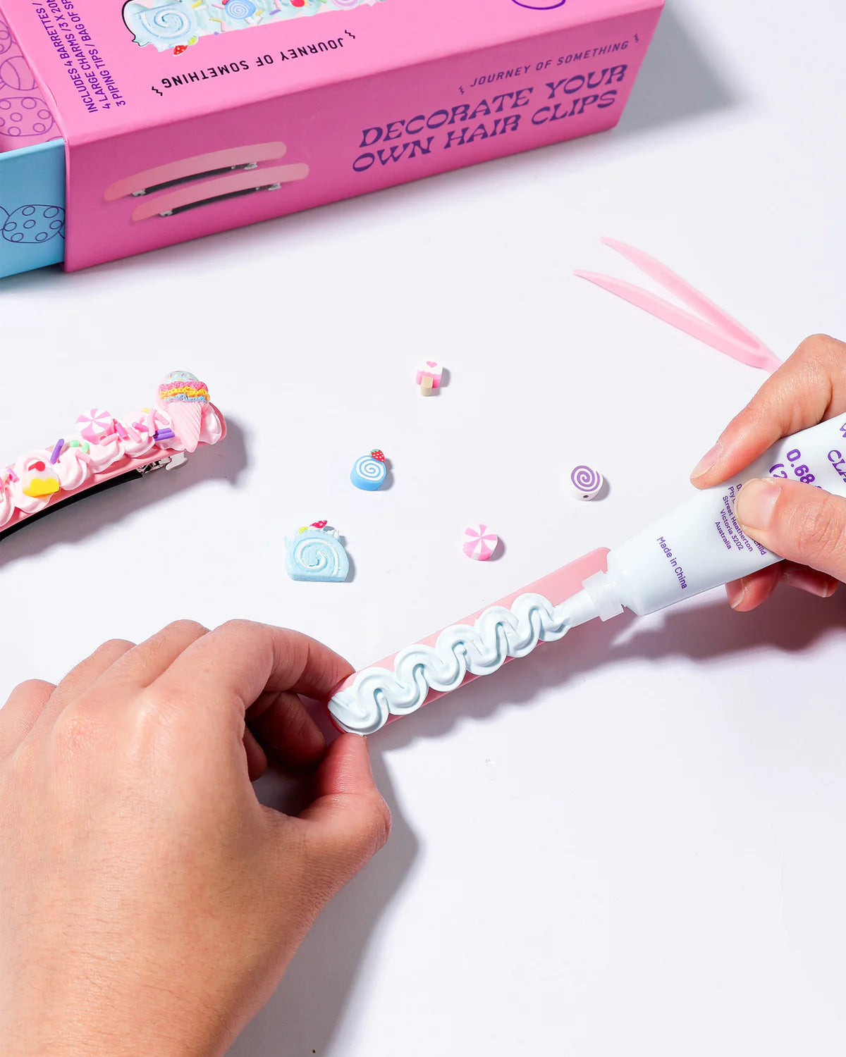 JOURNEY OF SOMETHING  - DECORATE YOUR OWN HAIR CLIPS