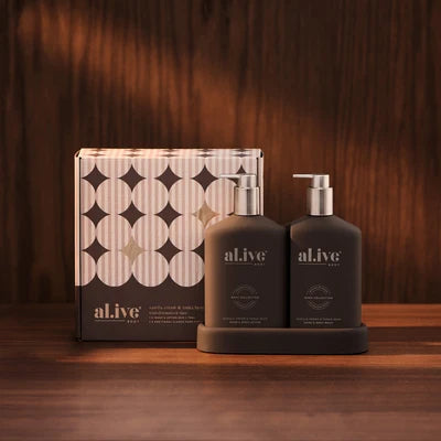 AL.IVE WASH & LOTION DUO - LIMITED EDITION - VANILLA CREAM & TONKA BEAN