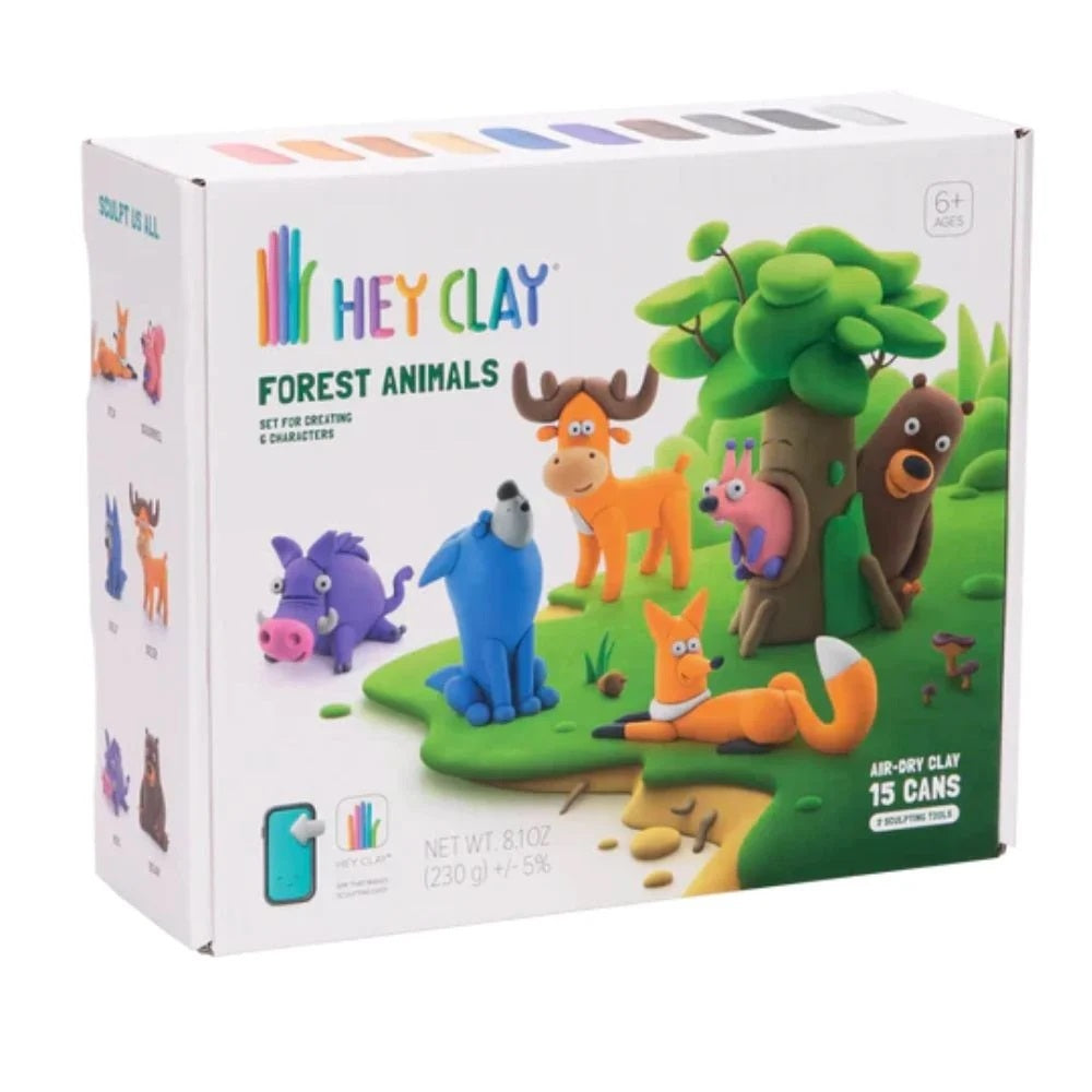 HEY CLAY - LARGE - FOREST ANIMALS