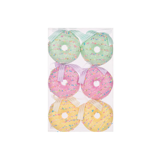 HOLLY & IVY - 6PK SPRINKLE PASTEL DONUTS
