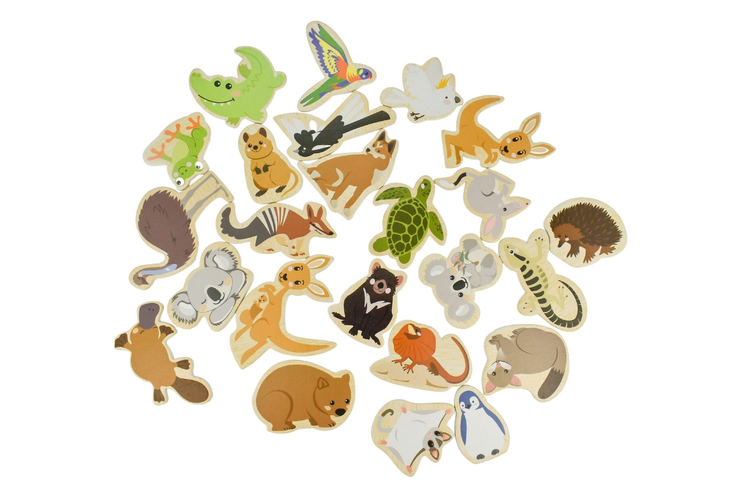 KOALA DREAM WOODEN MAGNETIC SHAPES - AUSTRALIAN ANIMALS