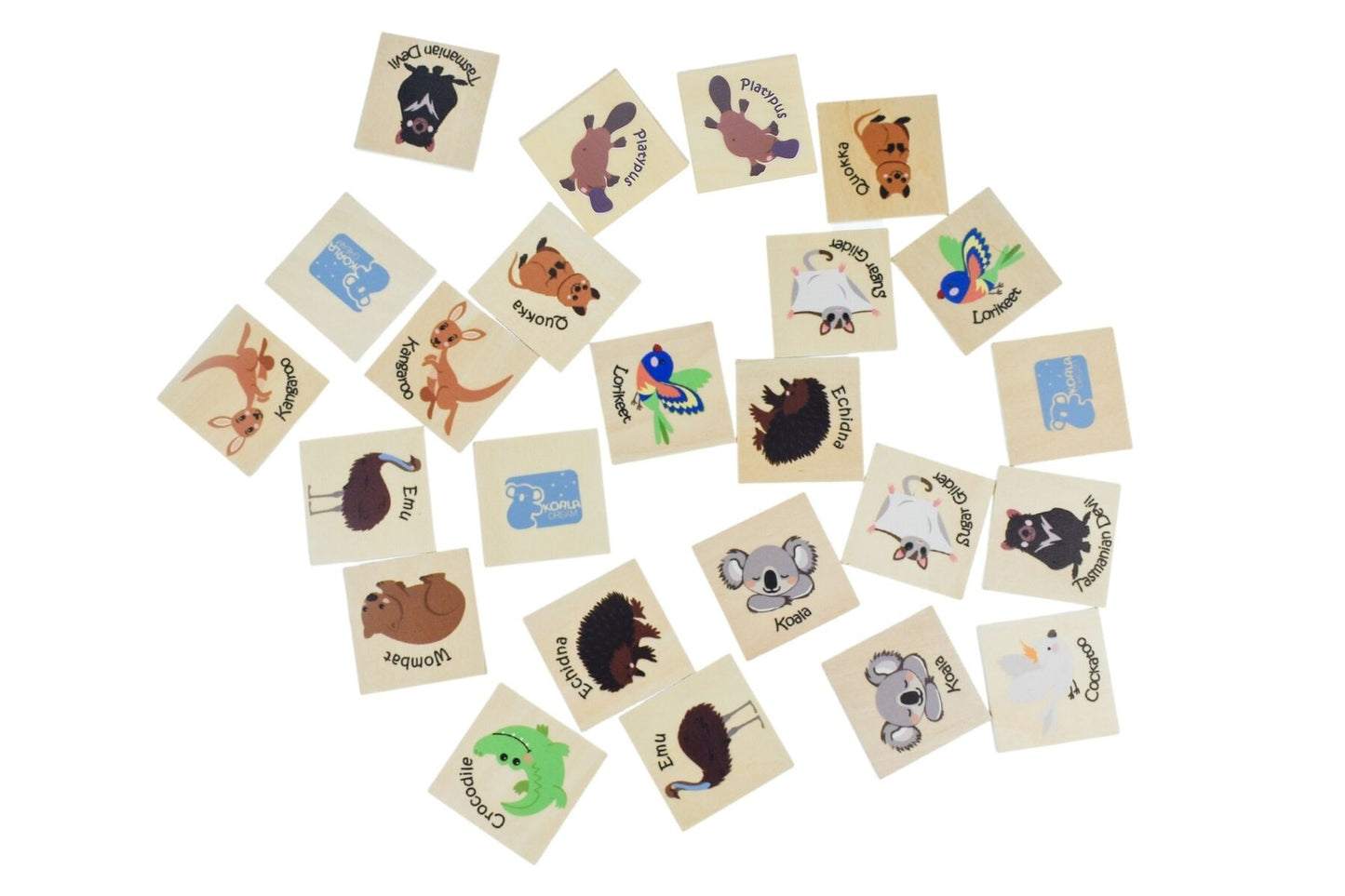 KOALA DREAM WOODEN MEMORY GAME - BUSH BUDDIES