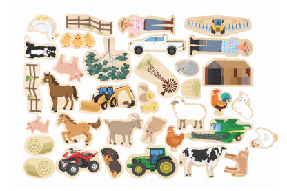 KOALA DREAM WOODEN MAGNETIC SHAPES - AUSSIE FARM