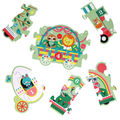 PETIT COLLAGE FLOOR PUZZLE - EASTER PARADE