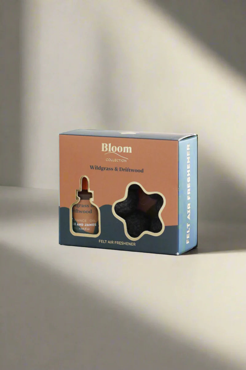 BLOOM FELT AIR FRESHENER - WILDGRASS & DRIFTWOOD