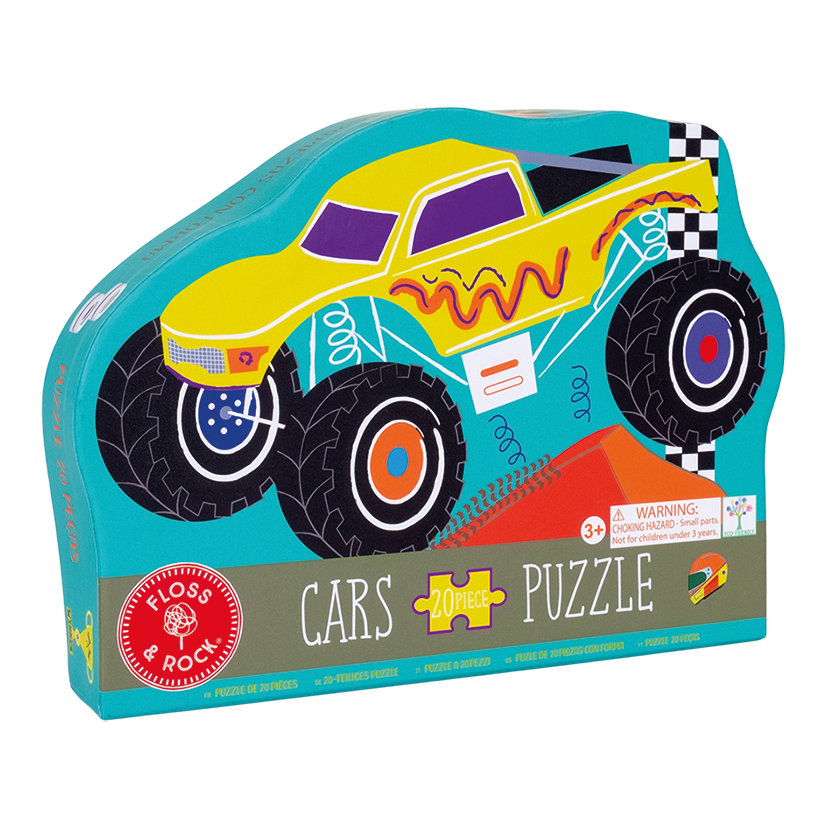 FLOSS & ROCK 20 PIECE PUZZLE - CARS