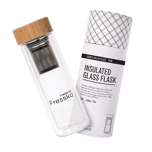FRESSKO INSULATED GLASS FLASK - 400ml