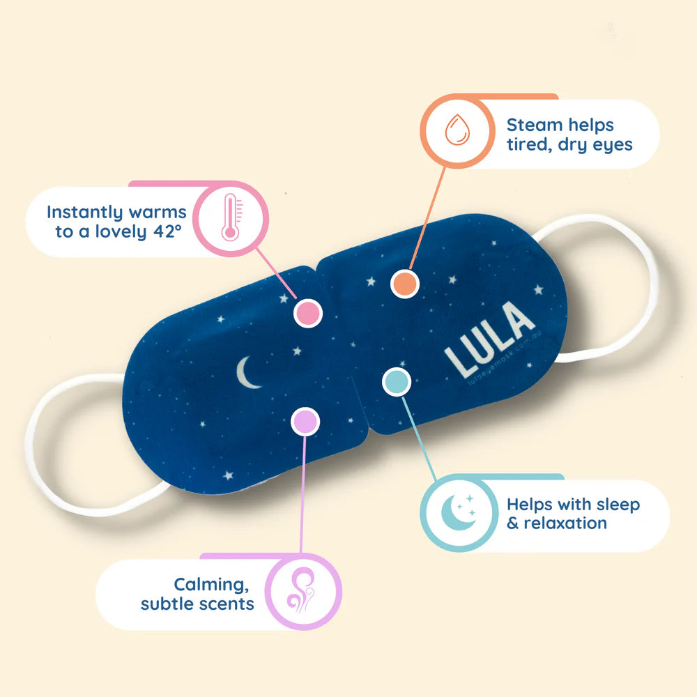 LULA SELF WARMING EYE MASK - JASMINE