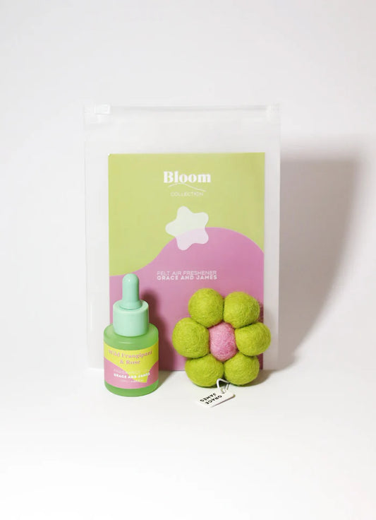 GRACE AND JAMES FELT AIR DIFFUSER - WILD FRANGIPANI & ROSE