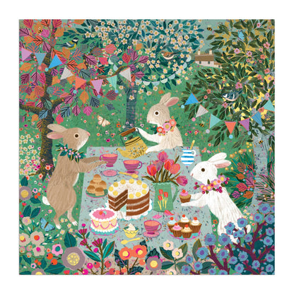 GALISON - FOIL 500P PUZZLE - SPRING TEA PARTY