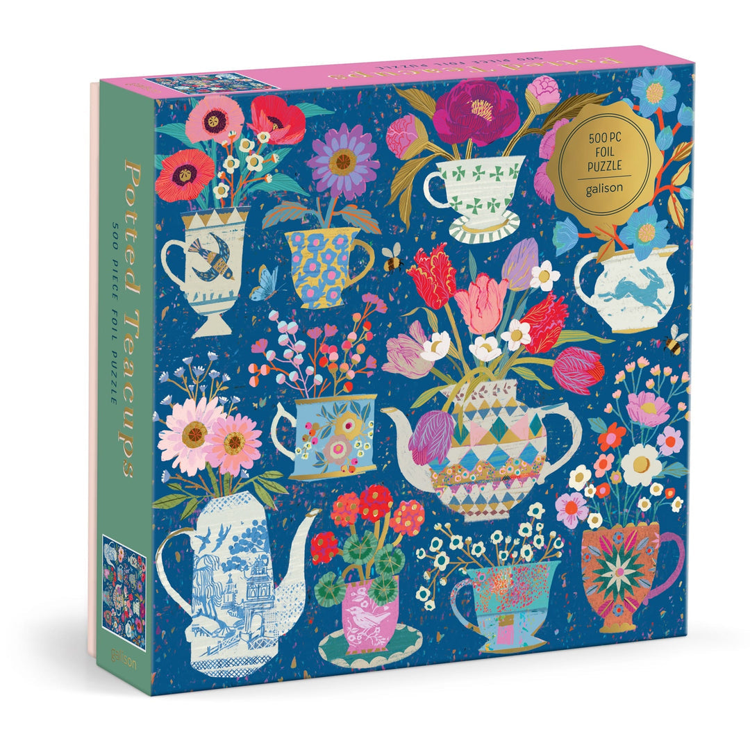 GALISON - 500P PUZZLE - POTTED TEACUPS