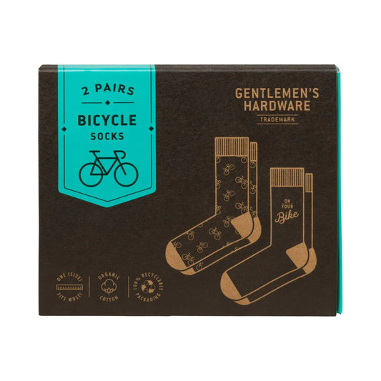 GENTLEMEN'S HARDWARE - 2 PAIRS BICYCLE SOCKS