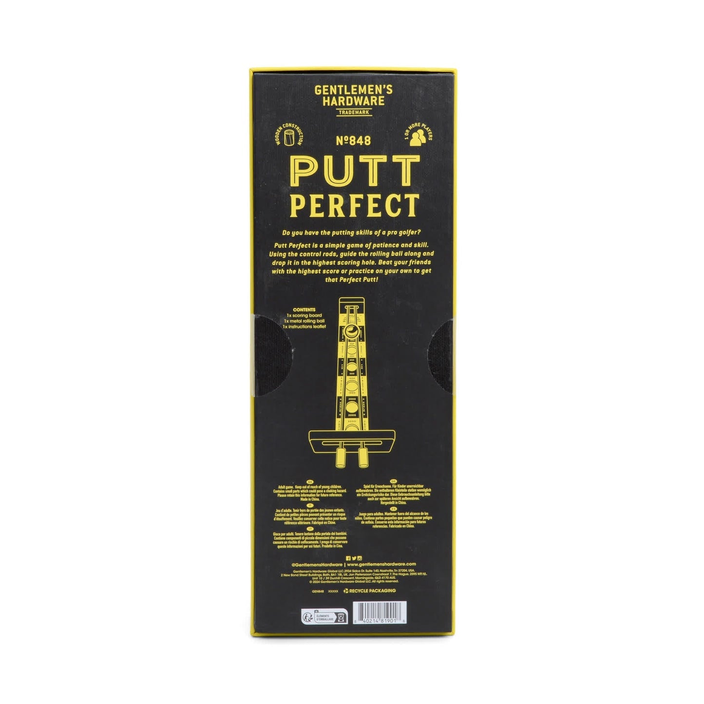 GENTLEMEN'S HARDWARE - PUTT PERFECT