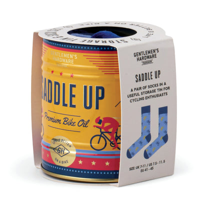 GENTLEMEN'S HARDWARE STORAGE TIN & SOCK SET - SADDLE UP