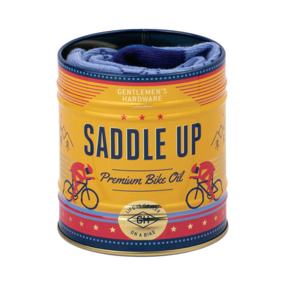 GENTLEMEN'S HARDWARE STORAGE TIN & SOCK SET - SADDLE UP