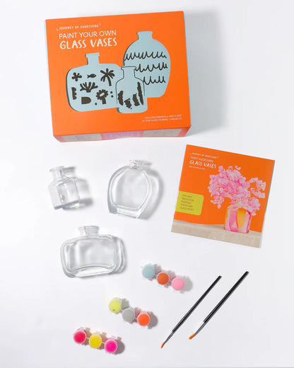 JOURNEY OF SOMETHING  - PAINT YOUR OWN GLASS VASES