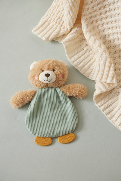 JIGGLE & GIGGLE - TEDDY BEAR CRINKLE TOY - BLUE