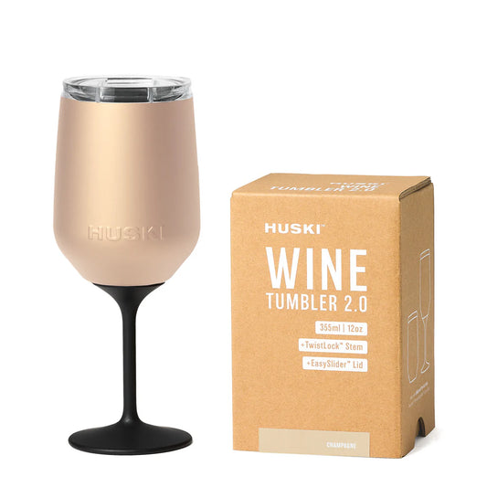 HUSKI - WINE TUMBLER 2.0 - CHAMPAGNE