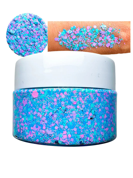 BRAID IN STYLE - COTTON CANDY GLITTER GEL 30ml