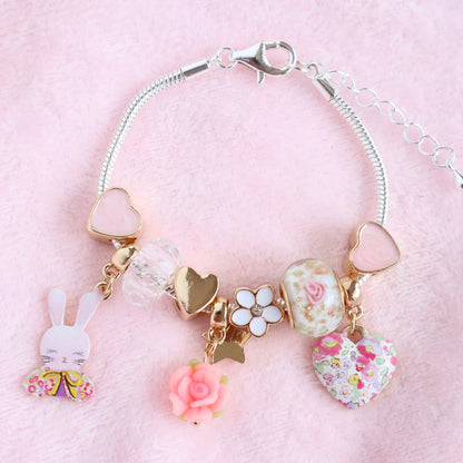 LAUREN HINKLEY -PETITE FLEUR BUNBUN CHARM BRACELET