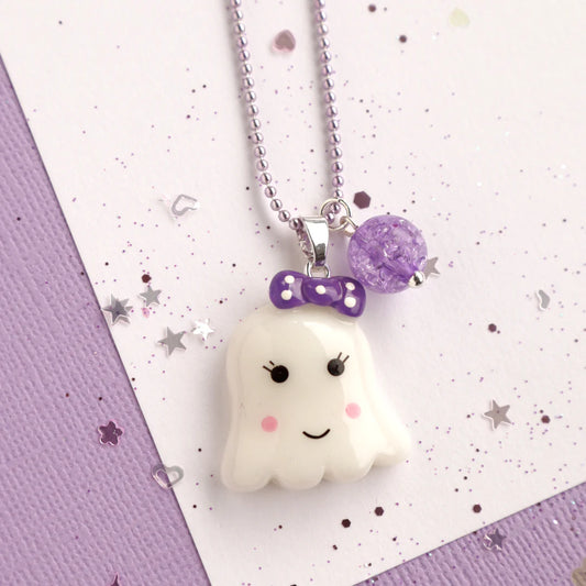 MON COCO - CUTIE BOO GHOST NECKLACE