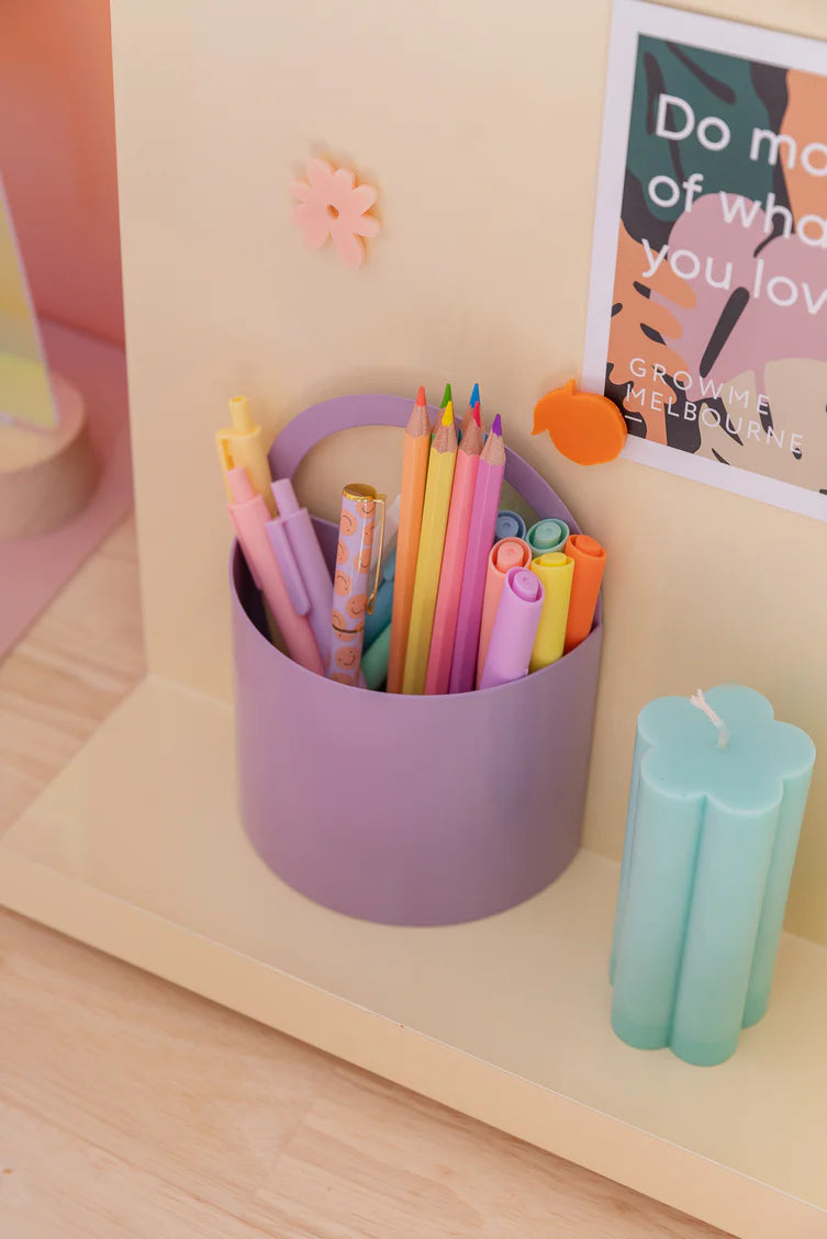 GROWME MELB - ARCHIE DESK CADDY - LILAC