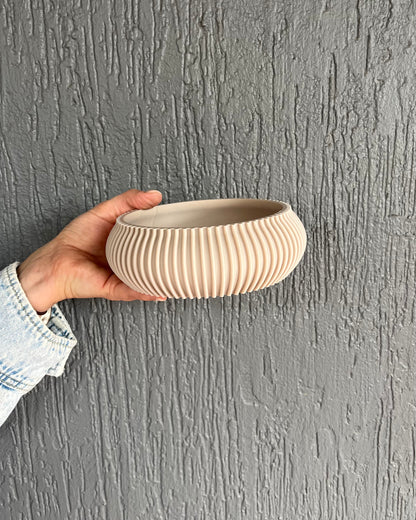 PRINTING POTTERS - RIBBED KEY BOWL