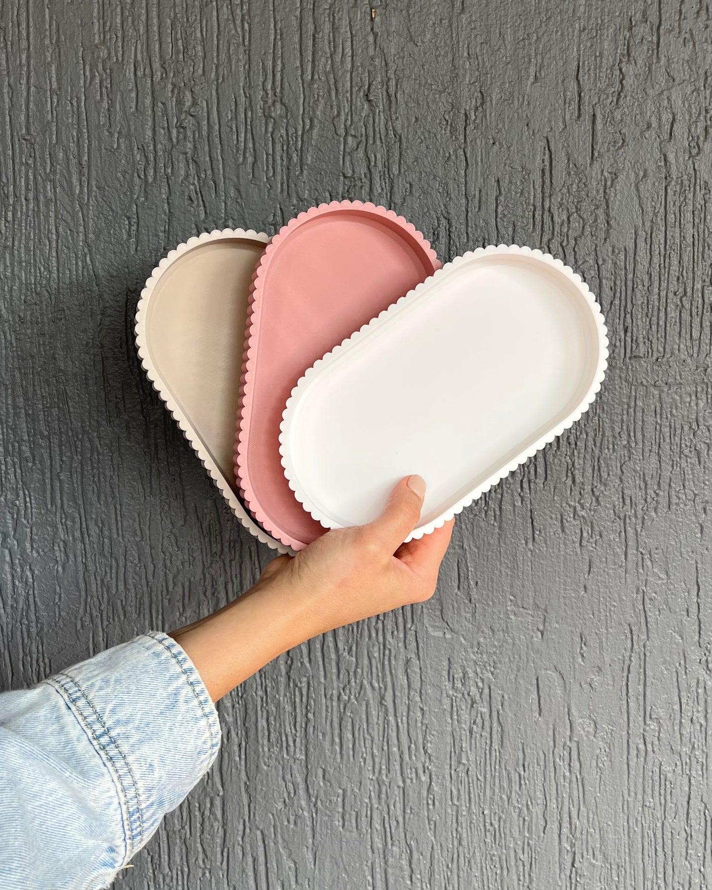 PRINTING POTTERS - SCALLOPED TRINKET TRAY