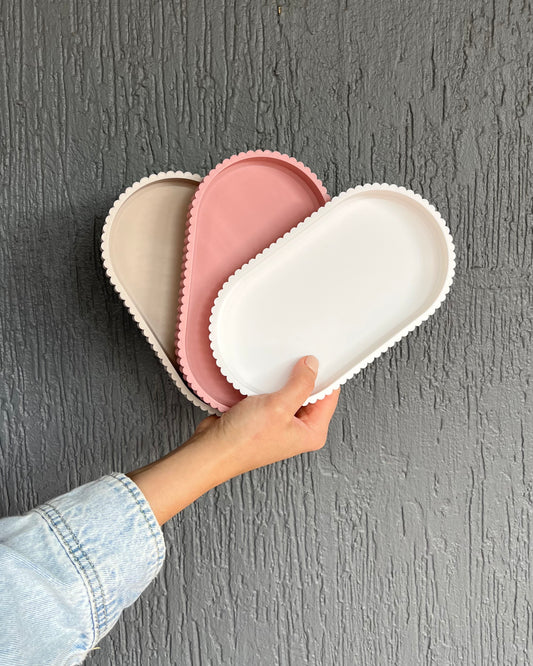 PRINTING POTTERS - SCALLOPED TRINKET TRAY
