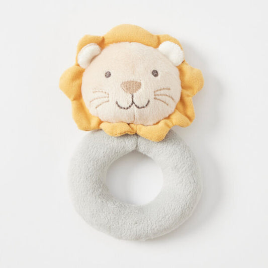 JIGGLE & GIGGLE - PLUSH LION RATTLE
