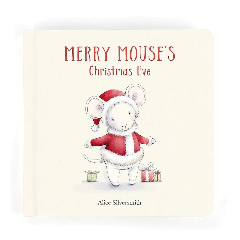 FESTIVE JELLYCAT BOOKS - MERRY MOUSE'S CHRISTMAS EVE