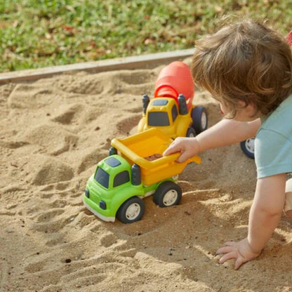 JIGGLES & GIGGLES - BIOPLASTIC UTILITY TRUCKS - LARGE - FIRE TRUCK