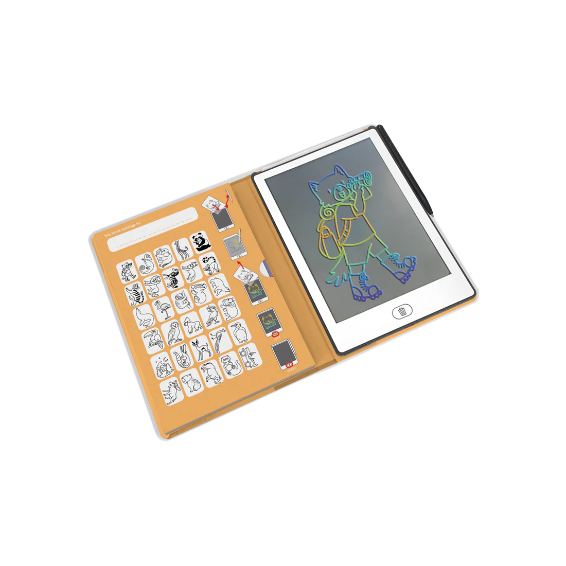 KIDYWOLF LCD TRACING BOOK - ANIMALS