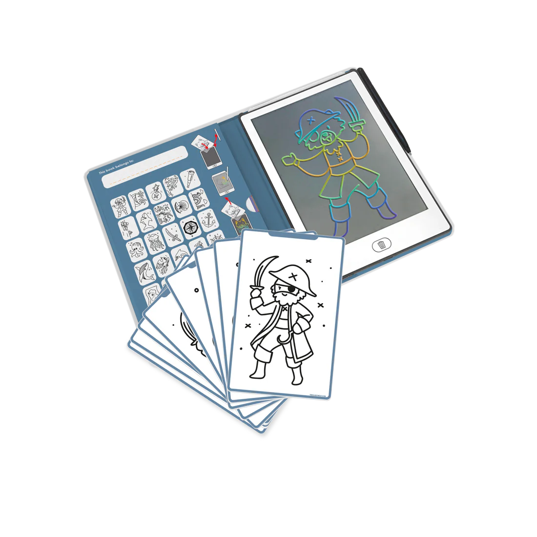 KIDYWOLF LCD TRACING BOOK - PIRATES