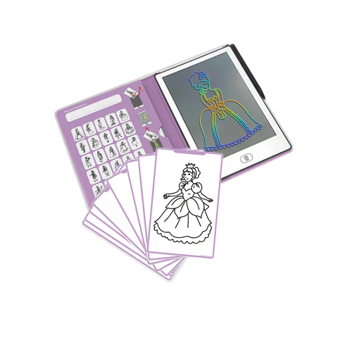 KIDYWOLF LCD TRACING BOOK - PRINCESS AROUND THE WORLD