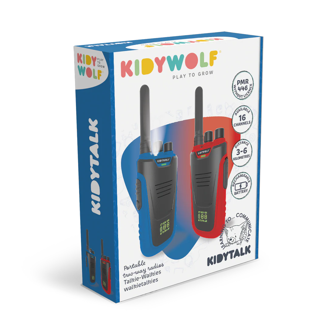 KIDYWOLF KIDYTALK WALKIE-TALKIES