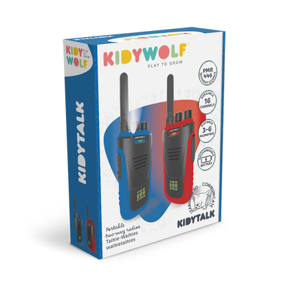 KIDYWOLF KIDYTALK WALKIE-TALKIES