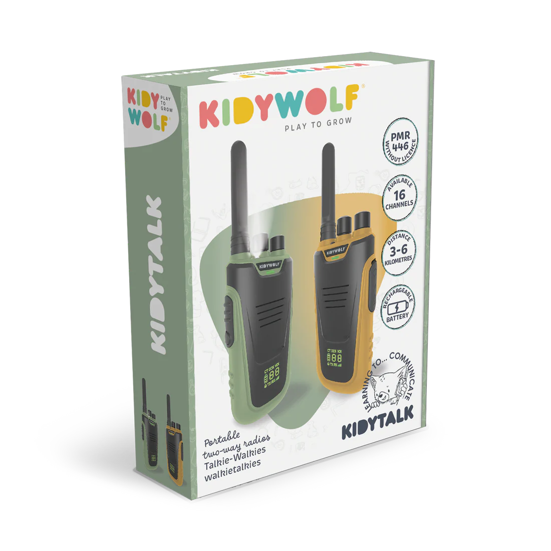 KIDYWOLF KIDYTALK WALKIE-TALKIES