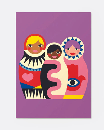 JOURNEY OF SOMETHING KIDS PAINT BY NUMBERS - BABUSHKAS