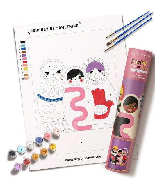JOURNEY OF SOMETHING KIDS PAINT BY NUMBERS - BABUSHKAS