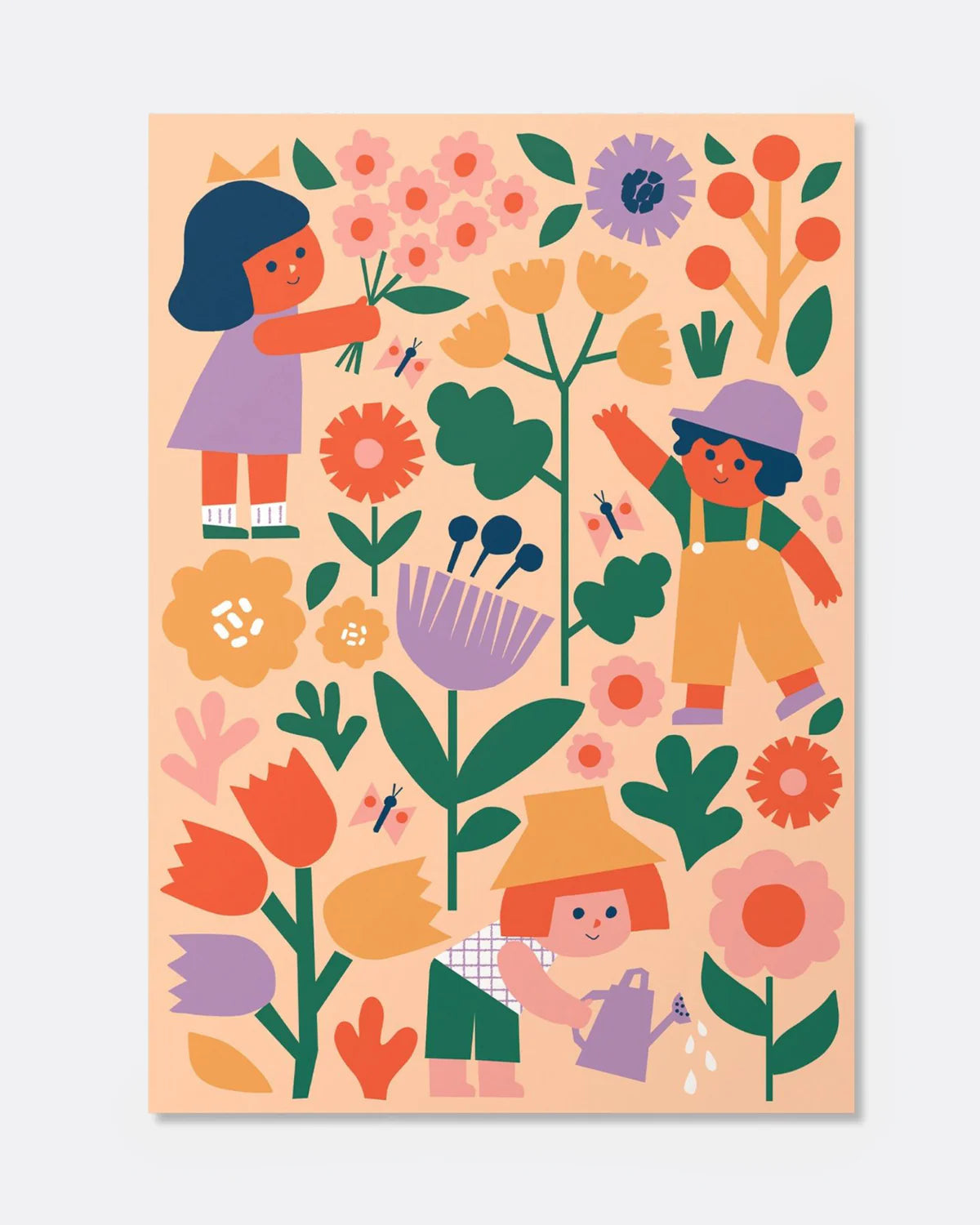 JOURNEY OF SOMETHING KIDS PAINT BY NUMBERS - FLOWER PATCH