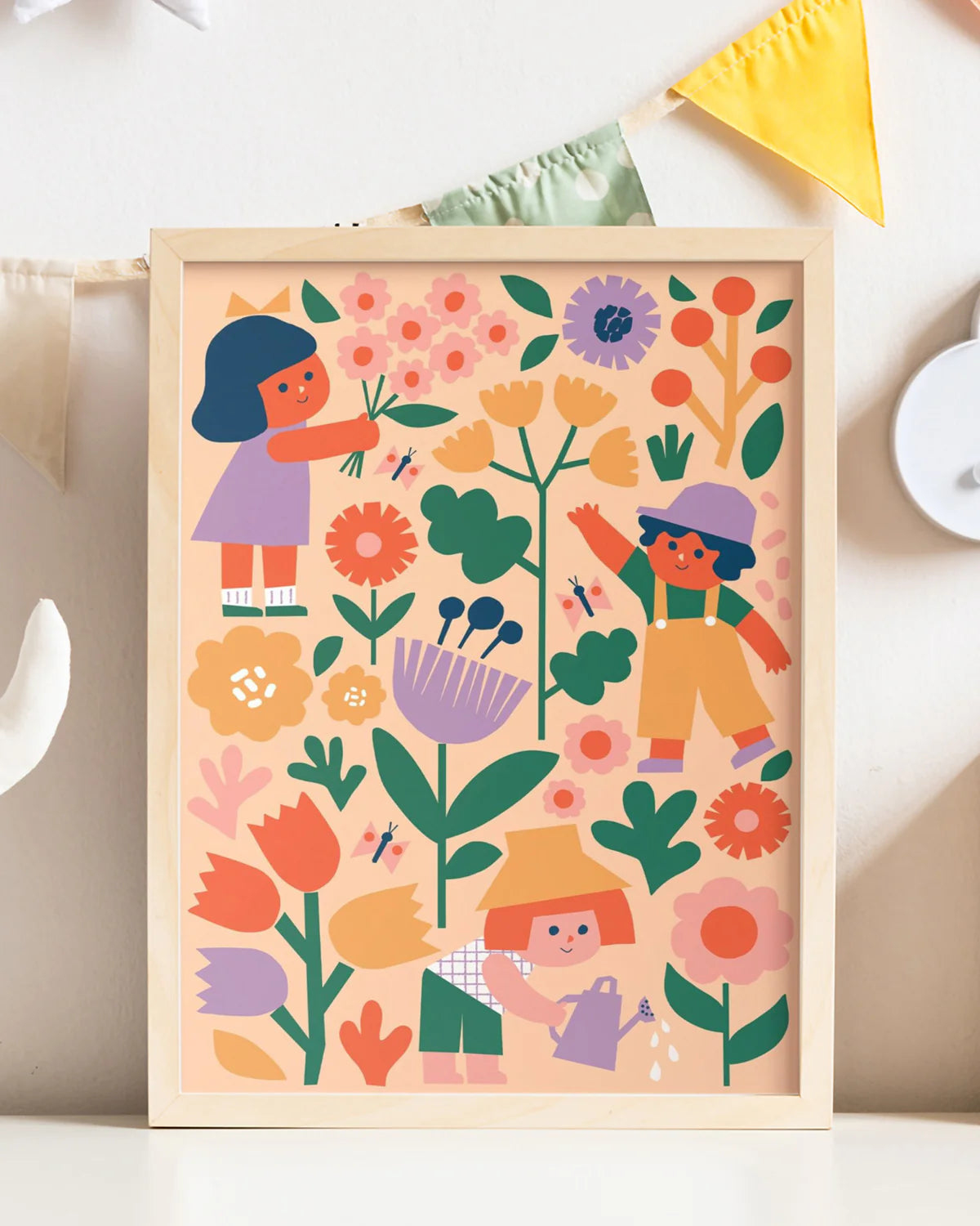 JOURNEY OF SOMETHING KIDS PAINT BY NUMBERS - FLOWER PATCH