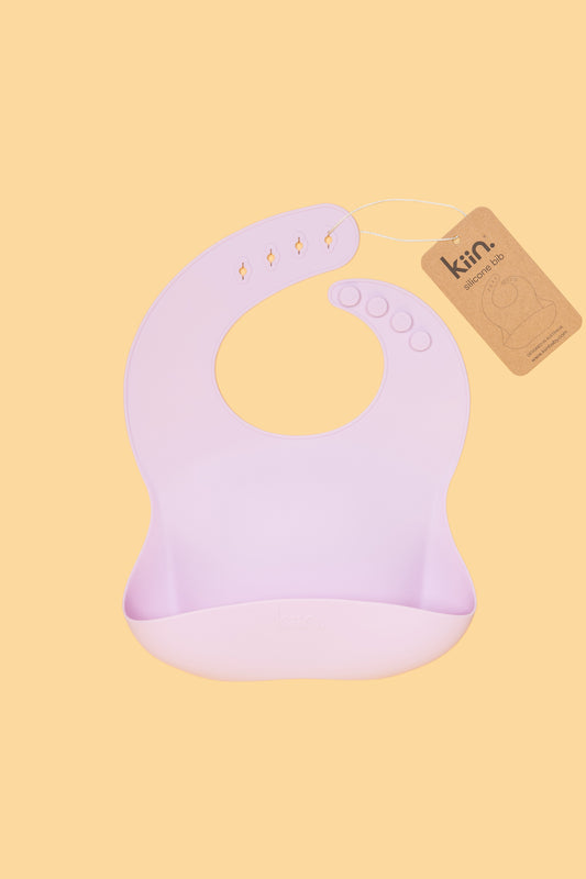 KIIN. SILICONE BIB - LILAC