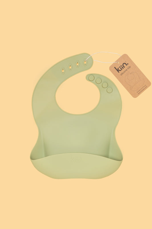 KIIN. SILICONE BIB - SAGE