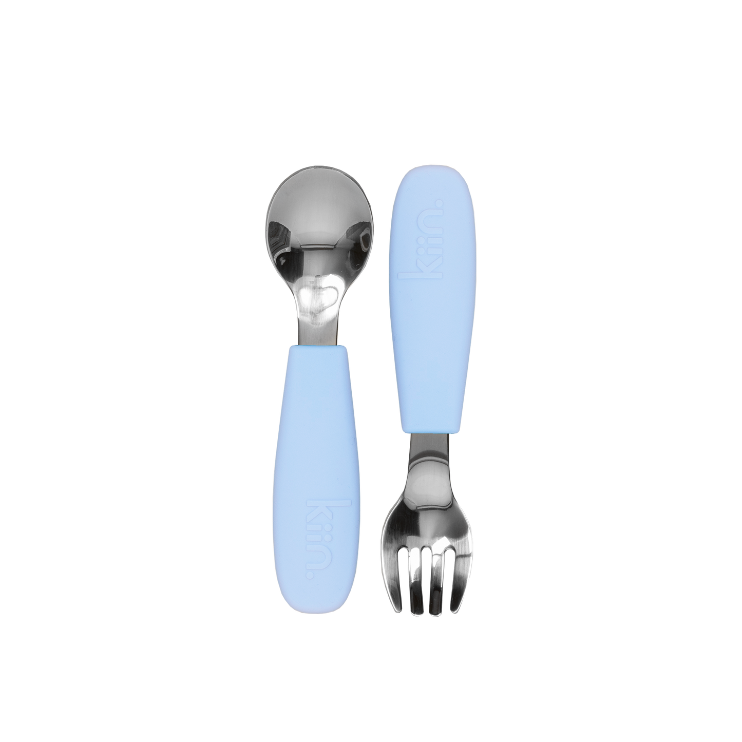 KIIN. SILICONE CUTLERY SET - PASTEL SKY