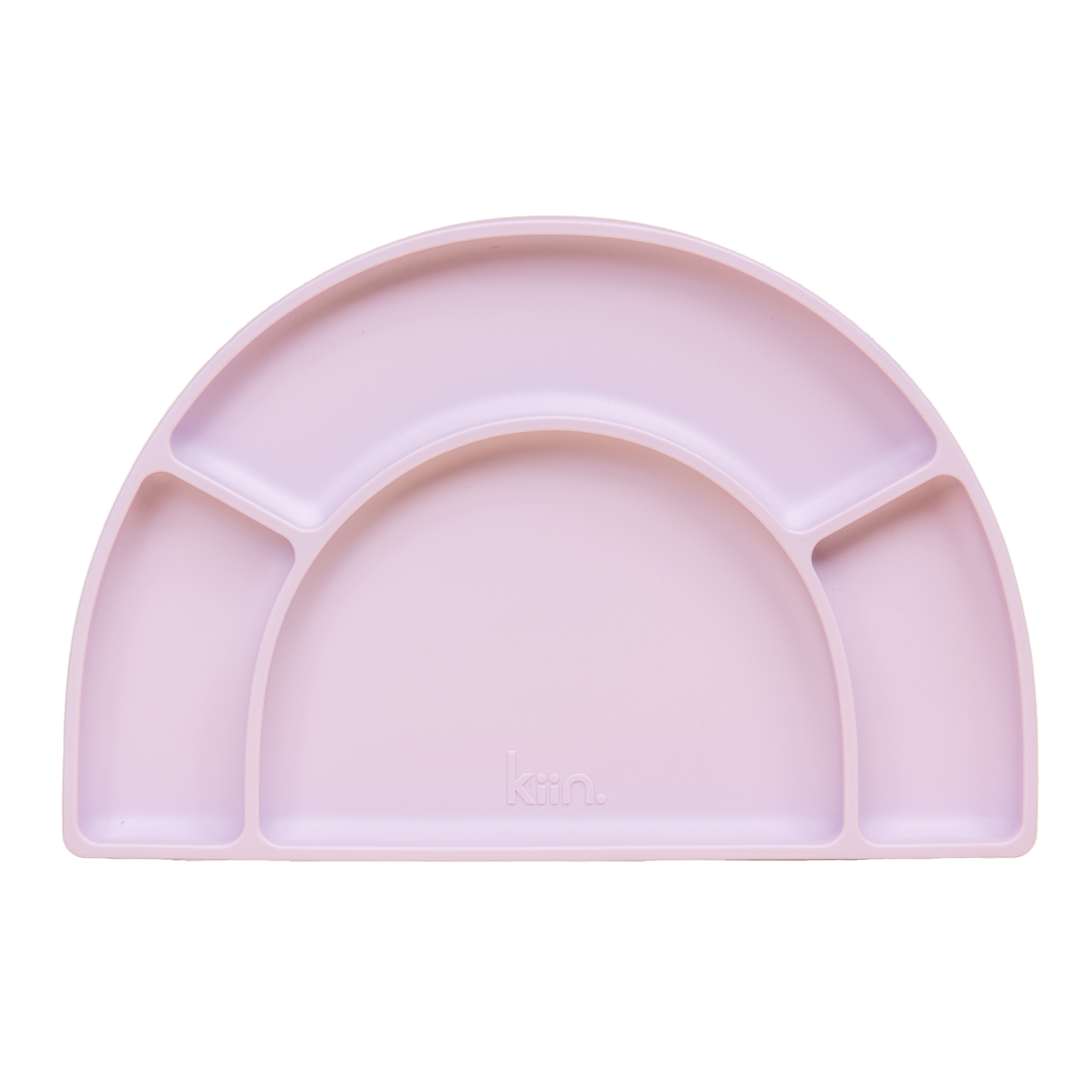 KIIN. SILICONE SUCTION DIVIDED PLATE - LILAC