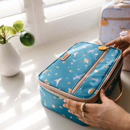 FOX & FALLOW LUNCH BAG - OCEAN CREATURES